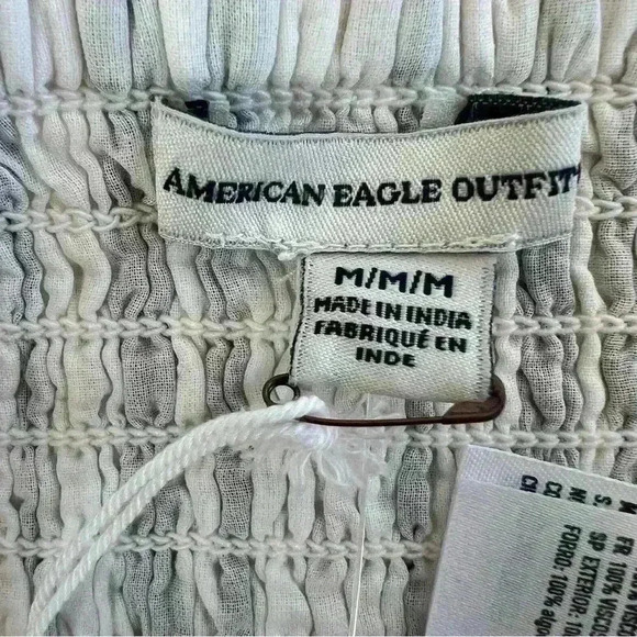 NWT American Eagle Striped Bustier Crop Top Size Medium - Picture 10 of 11